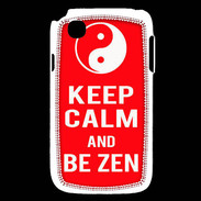 Coque LG L40 Keep Calm Be Zen Rouge
