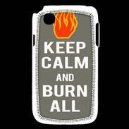 Coque LG L40 Keep Calm Burn Gris