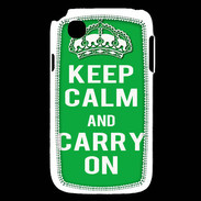 Coque LG L40 Keep Calm Carry on Vert