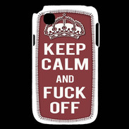 Coque LG L40 Keep Calm Fuck Off Brique