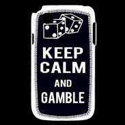 Coque LG L40 Keep Calm Gamble Noir