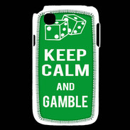 Coque LG L40 Keep Calm Gamble Vert