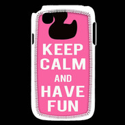 Coque LG L40 Keep Calm Have fun Rose