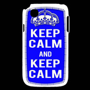Coque LG L40 Keep Calm Bleu