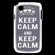 Coque LG L40 Keep Calm Gris