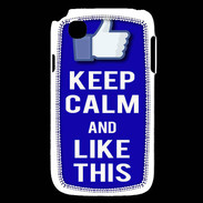 Coque LG L40 Keep Calm Like This Bleu