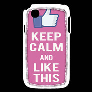 Coque LG L40 Keep Calm Like This Rose