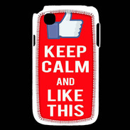 Coque LG L40 Keep Calm Like This Rouge