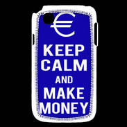 Coque LG L40 Keep Calm Make money Bleu