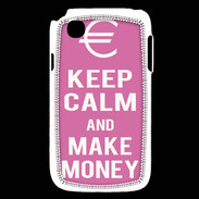 Coque LG L40 Keep Calm Make money Rose