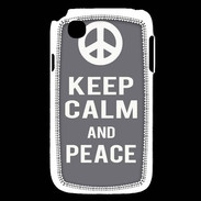 Coque LG L40 Keep Calm Peace Gris