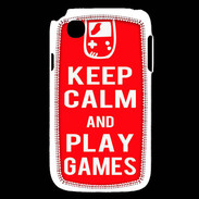 Coque LG L40 Keep Calm Play games Rouge