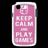 Coque LG L40 Keep Calm Play games Rose