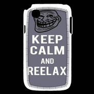 Coque LG L40 Keep Calm Reelax Gris