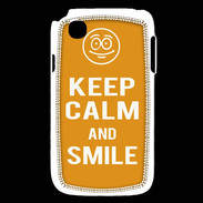 Coque LG L40 Keep Calm Smile Orange