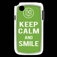 Coque LG L40 Keep Calm Smile Vert
