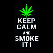 Coque LG L40 Keep Calm Smoke Noir