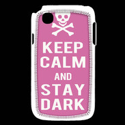 Coque LG L40 Keep Calm Stay dark Rose