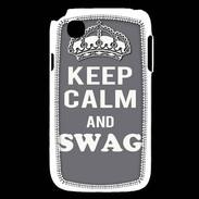 Coque LG L40 Keep Calm Swag Gris