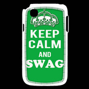 Coque LG L40 Keep Calm Swag Vert