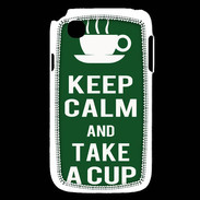Coque LG L40 Keep Calm Take a cup Vert