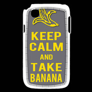 Coque LG L40 Keep Calm Take Banana Gris