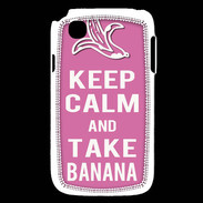 Coque LG L40 Keep Calm Take Banana Rose