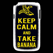 Coque LG L40 Keep Calm Take Banana Noir