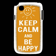 Coque LG L40 Keep Calm Be Happy Orange