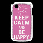 Coque LG L40 Keep Calm Be Happy Rose