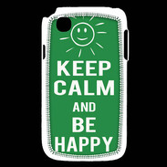 Coque LG L40 Keep Calm Be Happy Vert