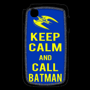 Coque LG L40 Keep Calm Batman Bleu