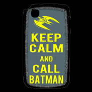 Coque LG L40 Keep Calm Call Batman Gris