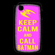 Coque LG L40 Keep Calm Call Batman Rose