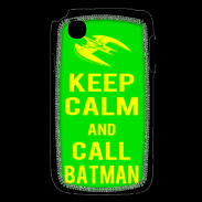 Coque LG L40 Keep Calm Call Batman Vert