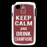 Coque LG L40 Keep Calm Drink Champagne Brique
