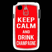 Coque LG L40 Keep Calm Drink champagne Rouge