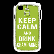 Coque LG L40 Keep Calm Drink champagne Vert pomme