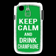 Coque LG L40 Keep Calm Drink champagne Vert