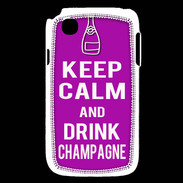 Coque LG L40 Keep Calm Drink champagne Violet