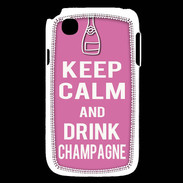 Coque LG L40 Keep Calm Drink champagne Rose