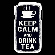 Coque LG L40 Keep Calm Drink Tea Noir