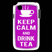 Coque LG L40 Keep Calm Drink Tea Violet