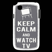 Coque LG L40 Keep Calm Watch TV Gris