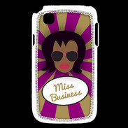 Coque LG L40 Miss business Black