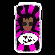 Coque LG L40 Miss Fashion Black