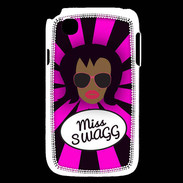 Coque LG L40 Miss Swag Black