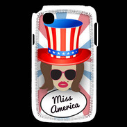 Coque LG L40 Miss USA Chatain