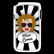 Coque LG L40 Miss Corse Rousse