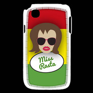 Coque LG L40 Miss Rasta Chatain